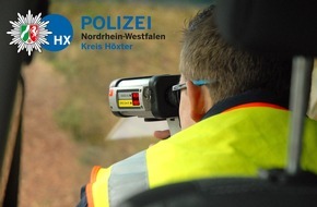 Kreispolizeibehörde Höxter: POL-HX: Im Tempo-70-Bereich 86 Autos zu schnell / Spitzenreiter mit 147 km/h gemessen