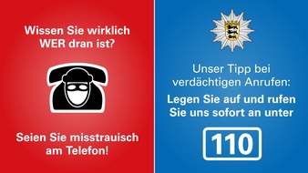 Polizeipräsidium Ulm: POL-UL: Ulm - "Hier spricht nicht die Polizei" / Stadt Ulm und Polizei informieren über falsche Polizeibeamte.