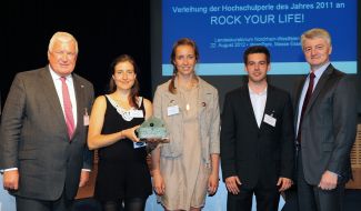 Stifterverband für die Deutsche Wissenschaft: Stifterverband zeichnet ROCK YOUR LIFE aus (BILD)