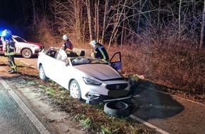 Feuerwehr Düren: FW Düren: Verkehrsunfall am frühen Abend