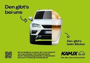 Finnischer Gebrauchtwagenhändler Kamux startet Werbeoffensive in Hamburg – Kein Verkaufstheater: „Nur das, was du brauchst.“ verspricht der skandinavische Marktführer