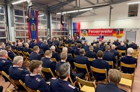 Kreisfeuerwehr Oldenburg: FW-OLL: Vertreterversammlung des Kreisfeuerwehrverbandes Landkreis Oldenburg: R&uuml;ckblick auf ein einsatzreiches Jahr