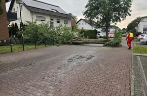 Feuerwehr Paderborn: FW Paderborn: Gemeldete Unwetterlage am "Tag des Handwerks" des Liborifestes
