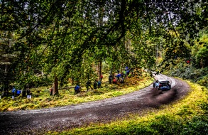 Ford Fiesta WRC auf sieben von 22 Wertungsprüfungen das schnellste Auto der WM-Rallye Großbritannien