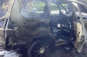 Feuerwehr Recklinghausen: FW-RE: PKW-Brand auf der A2 bei Recklinghausen