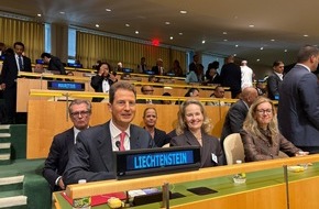 F&uuml;rstentum Liechtenstein: Liechtenstein an der 81. UNO-Generalversammlung: V&ouml;lkerrecht und Reformen im Zentrum