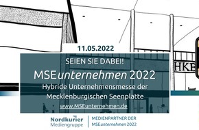 WMSE GmbH: Unternehmen im Mittelpunkt: MV-Wirtschaftsminister Meyer übernimmt Schirmherrschaft für die MSEunternehmen 2022