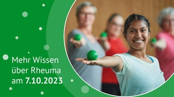 Deutsche Rheuma-Liga Bundesverband e.V.: Am 12. Oktober ist Welt-Rheuma-Tag / Wissen hilft: Besser leben mit Rheuma / Digitales Vortragsevent informiert rund um Rheuma