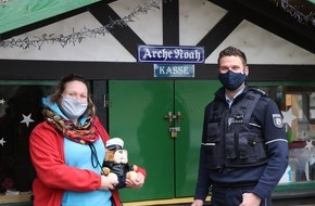 Kreispolizeibehörde Rhein-Kreis Neuss: POL-NE: Polizisten organisieren Spendenaktion für die "Arche Noah" in Meerbusch