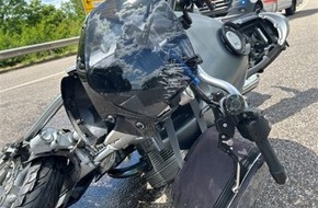 Polizeidirektion Landau: POL-PDLD: Landau - Motorradfahrer &uuml;bersehen