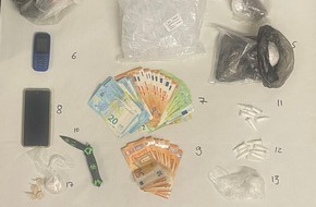 Polizei Köln: POL-K: 250708-2-K Schwerpunkteinsätze gegen Straßen- und Drogenkriminalität - Brennpunktteam Kalk stellt Betäubungsmittel sicher