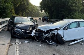 Polizeidirektion Pirmasens: POL-PDPS: Verkehrsunfall - Frontalzusammenstoß zwischen zwei PKW