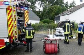 Feuerwehr Detmold: FW-DT: Feuer 1 - Brennender PKW
