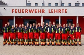 Freiwillige Feuerwehr Lehrte: FW Lehrte: Nachwuchs für den Einsatz im Ehrenamt: 26 Feuerwehranwärter schließen Qualifizierungsstufe(QS1) in Lehrte erfolgreich ab.