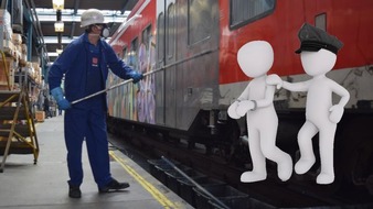 Bundespolizeidirektion München: Bundespolizeidirektion München: Graffitisprayer festgenommen / 25-Jähriger besprühte S-Bahn