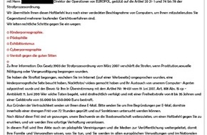 Landeskriminalamt Rheinland-Pfalz: LKA-RP: Genug Betrug / Warnung vor gefälschten Behördenschreiben