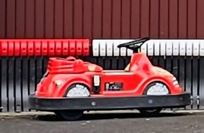 Polizei Rheinisch-Bergischer Kreis: POL-RBK: Odenthal - Kinder-Autoscooter von Gelände des Märchenwaldes gestohlen