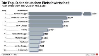 afz - allgemeine fleischer zeitung: Branche schaltet einen Gang zurück: Die Top 100 der Fleischwirtschaft