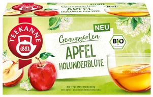 Pressemitteilung: Süß-fruchtig, bunt &amp; bio: TEEKANNE startet mit „Genussgarten“ in eine neue Früchtetee-Welt