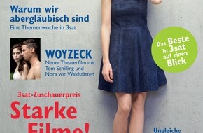 3sat: Starke Themen, starke Filme  Die Ausgabe des "3sat TV- & Kulturmagazins" für die Monate Oktober bis Dezember ist ab 20. September im Handel erhältlich (BILD)