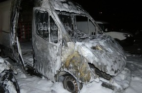 Polizei Hagen: POL-HA: Mehrere Fahrzeugbrände: Polizei ermittelt wegen vorsätzlicher Brandstiftung