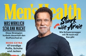 Motor Presse Hamburg MEN'S HEALTH: Arnold Schwarzenegger bei Men's Health: "Ich trainiere, weil ich am Leben bleiben will."