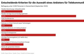 Sopra Steria SE: Internet- und Telefonverträge: Mehrheit der Deutschen schaut auf den Kundenservice und kurze Verträge