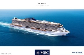MSC Kreuzfahrten: MSC Cruises und Fincantieri unterzeichnen Vertrag für zwei neue Schiffe / MSC Cruises investiert 2,1 Milliarden Euro in zwei hochmoderne Kreuzfahrtschiffe inklusive der Option eines weiteren Neubaus (BILD)