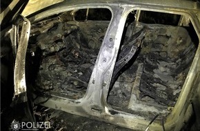 Polizeipräsidium Westpfalz: POL-PPWP: Auto entwendet und in Brand gesetzt