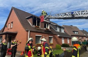 Kreisfeuerwehr Rotenburg (Wümme): FW-ROW: Küchenbrand fordert vier Verletzte