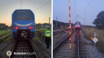 Bundespolizeidirektion München: Bundespolizeidirektion München: Skalpell, Verkehrsdelikt, Bahn auf stromlosen Gleis und, und, und ...