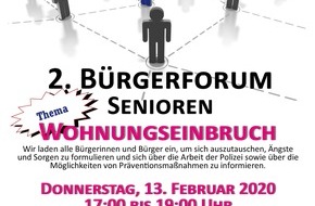 Polizeidirektion Landau: POL-PDLD: Westheim - 2. Bürgerforum in der Verbandsgemeinde Lingenfeld mit dem Thema Wohnungseinbruch