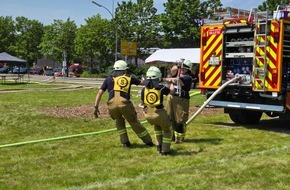 Verband der Feuerwehren im Kreis Steinfurt e.V.: FW-ST: Leistungsnachweis der Feuerwehren im Kreis Steinfurt: 90 Gruppen meistern Herausforderungen bei extremer Hitze