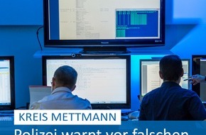 Polizei Mettmann: POL-ME: Erneute Warnung vor Internet-Betrügern - Kreis Mettmann - 2108122