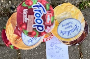 Polizeipräsidium Hamm: POL-HAM: Dreiste Diebe wollen keinen Joghurt