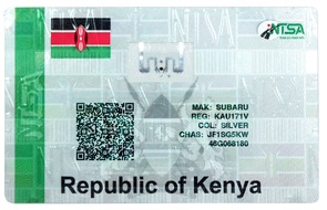 TÖNNJES INTERNATIONAL GROUP: Kenia erfasst Fahrzeuge mit RFID-Technologie aus Deutschland - TÖNNJES C.A.R.D. stattet über drei Millionen Fahrzeuge mit Chip-Aufklebern aus