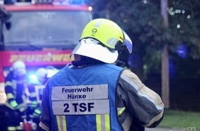 Freiwillige Feuerwehr Hünxe: FW Hünxe: Rauchentwicklung löst Feuerwehreinsatz aus