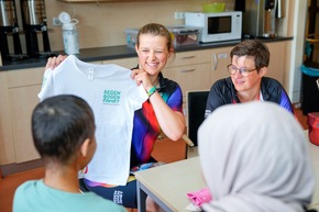 Die Mutmach-Tour der deutschen Kinderkrebsstiftung macht erneut Halt im Helios Klinikum Berlin-Buch