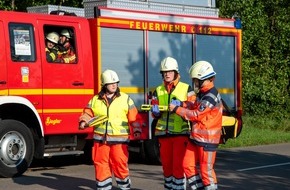 Kreisfeuerwehrverband Rendsburg-Eckernf&ouml;rde: FW-RD: Realit&auml;tsnahe Gro&szlig;&uuml;bung fordert Feuerwehr und Rettungsdienst in Tappendorf