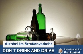 Polizeidirektion Ludwigshafen: POL-PDLU: Betrunkener Autofahrer mit 1,26 Promille unterwegs