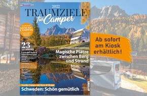DoldeMedien Verlag GmbH: "Traumziele für Camper": Neues Magazin stellt Top-Regionen 2022 vor