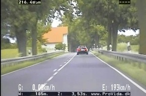 Polizeiinspektion Neubrandenburg: POL-NB: Wieder ein Raser mit Kind im Auto