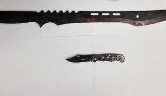 Bundespolizeiinspektion Flensburg: BPOL-FL: NMS - Jugendliche mit Messer und Machete im Bahnhof angetroffen