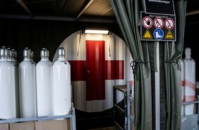 Presse- und Informationszentrum des Sanitätsdienstes der Bundeswehr: Sauerstoff für Covid-19 Patienten
