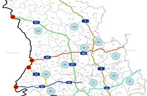 Polizei Düsseldorf: POL-D: Riegel vor! -  MOTIV -  Mobile Täter im Visier - Internationaler  Großeinsatz gegen organisierte Einbrecher- und Diebesbanden - Deutsche und Niederländische Polizisten riegeln Grenze ab