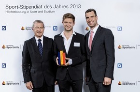 Sporthilfe: "Sport-Stipendiat des Jahres" Martin Häner im Interview / Deutsche Bank und Deutsche Sporthilfe küren den Hockey-Olympiasieger / Erfolgreiche Duale Karriere im Sport und im Medizinstudium (BILD)