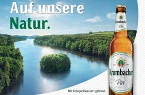 Krombacher Brauerei GmbH & Co.: Natürlich verbunden - Krombacher präsentiert neuen Markenauftritt und startet Kampagne "Auf unsere Natur"