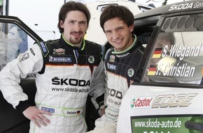 Skoda Auto Deutschland GmbH: Wiegand und Christian starten bei SKODA Heimrallye in Tschechien (BILD)