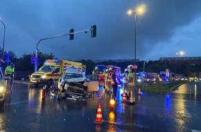 Feuerwehr Dresden: FW Dresden: Verkehrsunfall mit verletzter Person