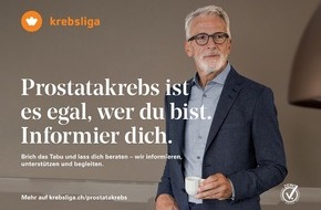 Krebsliga Schweiz: Medienmitteilung: Prostatakrebs kann einsam machen